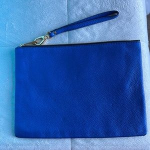 Fossil blue clutch
